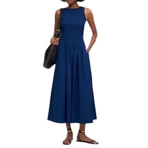 Madewell Blue Midi Dress